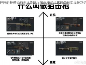 荒野行动新模式狙击战攻略：狙击模式战略详解与实战技巧分享