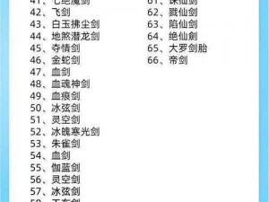 古韵玄妙武器名称宝典：探秘神秘器之源大全