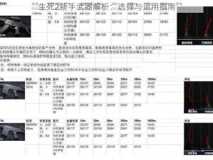 生死2新手武器解析：选择与运用指南