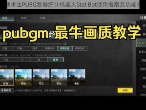 绝地求生PUBG数据统计机器人Stat Bot使用指南及功能介绍