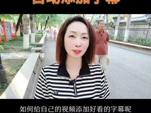 亚洲字幕：提供多语言字幕翻译服务，让视频内容走向世界