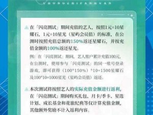 白荆回廊巡声测试充值返还规则详解：充值返还机制全面解析