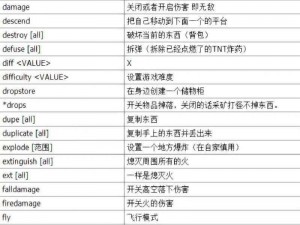 全新整理2021最新最全我的世界指令代码攻略手册_全方位指令代码分享指南