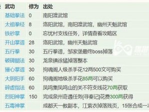 烟雨江湖大力金刚拳深度解析：威力与实用性探讨