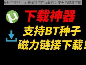 bt天堂种子在线、bt 天堂种子在线是否为安全的资源下载渠道？