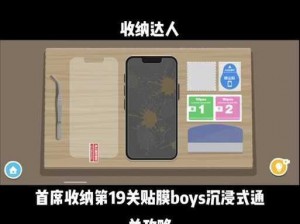 抖音热游揭秘：贴膜boys游戏全攻略，收纳达人必看通关秘籍