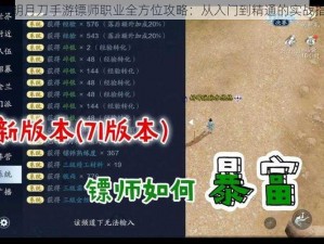 天涯明月刀手游镖师职业全方位攻略：从入门到精通的实战指南