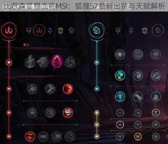 比尔森狐狸血洗MSI：狐狸S7最新出装与天赋解析