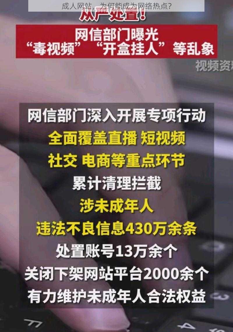 成人网站，为何能成为网络热点？