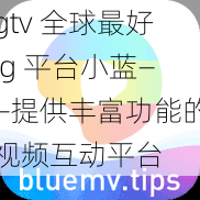 gtv 全球最好 g 平台小蓝——提供丰富功能的视频互动平台