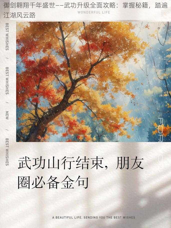 御剑翱翔千年盛世——武功升级全面攻略：掌握秘籍，踏遍江湖风云路