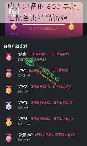 成人必备的 app 导航，汇聚各类精品资源