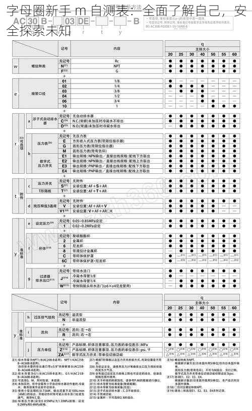 字母圈新手 m 自测表：全面了解自己，安全探索未知