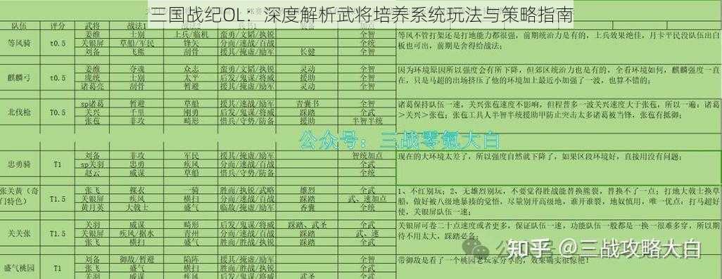 三国战纪OL：深度解析武将培养系统玩法与策略指南