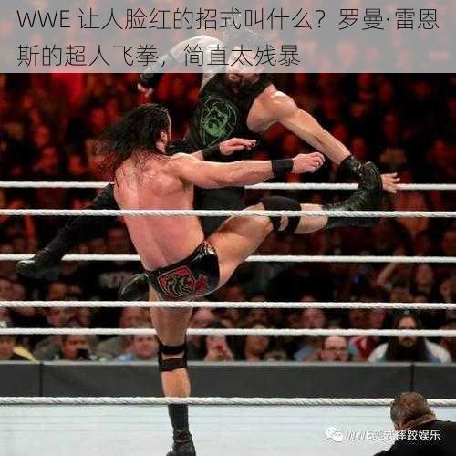 WWE 让人脸红的招式叫什么？罗曼·雷恩斯的超人飞拳，简直太残暴