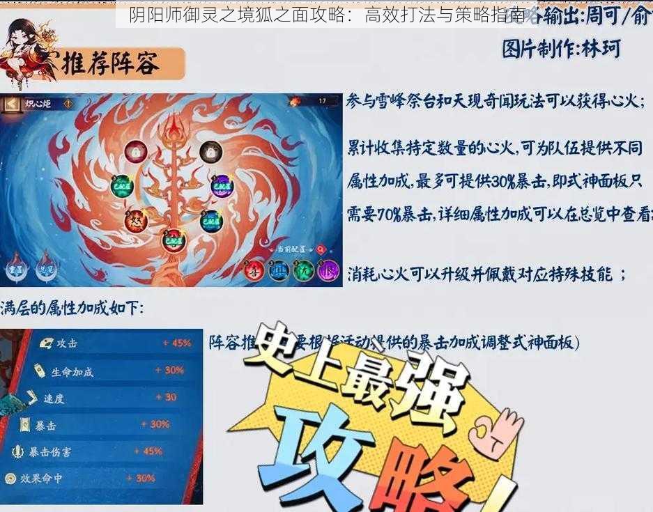 阴阳师御灵之境狐之面攻略：高效打法与策略指南