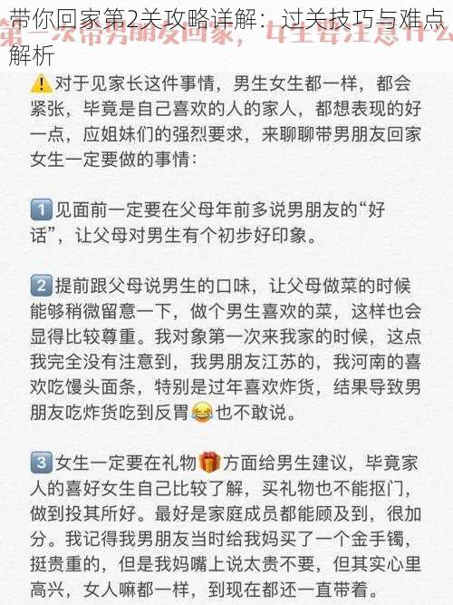 带你回家第2关攻略详解：过关技巧与难点解析