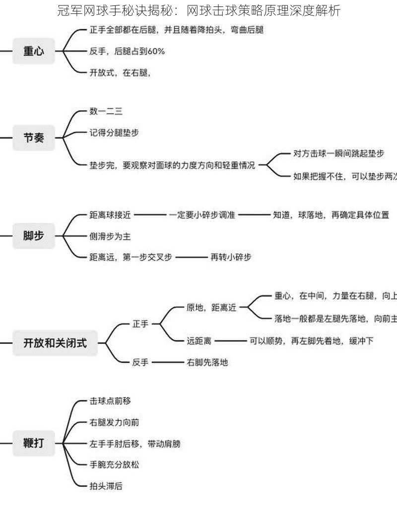 冠军网球手秘诀揭秘：网球击球策略原理深度解析