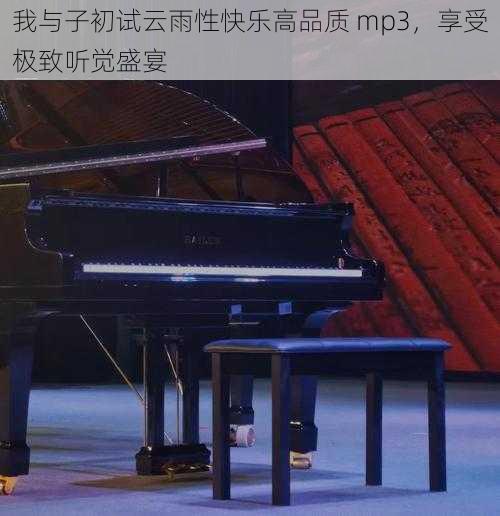 我与子初试云雨性快乐高品质 mp3，享受极致听觉盛宴