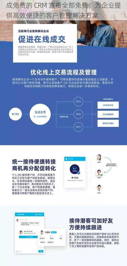 成免费的 CRM 宣布全部免费，为企业提供高效便捷的客户管理解决方案