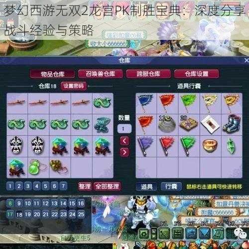 梦幻西游无双2龙宫PK制胜宝典：深度分享战斗经验与策略