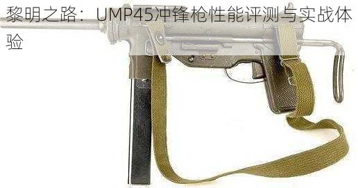 黎明之路：UMP45冲锋枪性能评测与实战体验