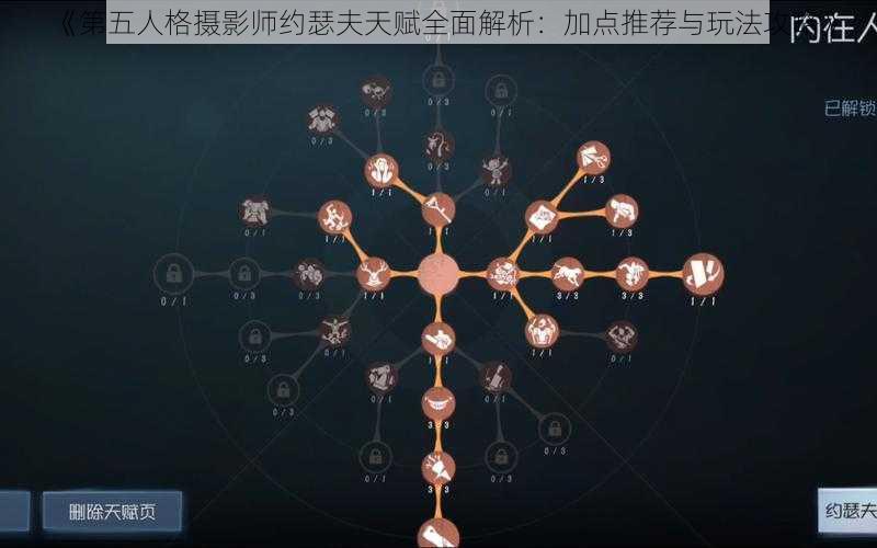 《第五人格摄影师约瑟夫天赋全面解析：加点推荐与玩法攻略》