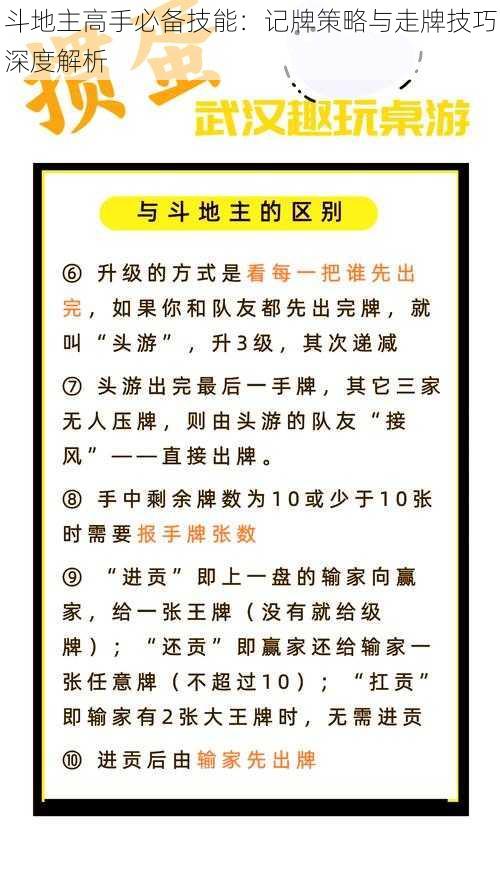 斗地主高手必备技能：记牌策略与走牌技巧深度解析