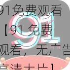 91免费观看【91 免费观看，无广告高清大片】