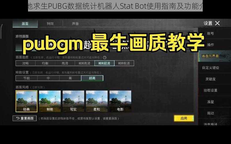 绝地求生PUBG数据统计机器人Stat Bot使用指南及功能介绍