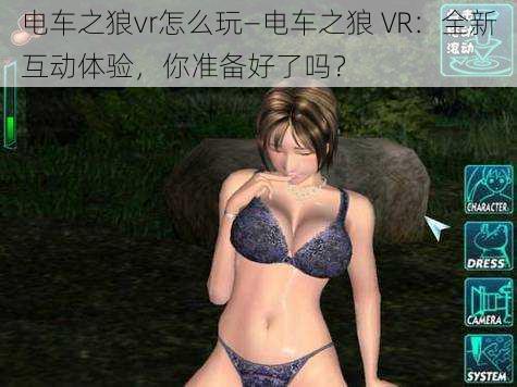 电车之狼vr怎么玩—电车之狼 VR：全新互动体验，你准备好了吗？