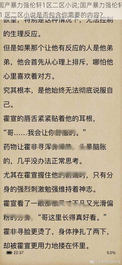 国产暴力强伦轩1区二区小说;国产暴力强伦轩 1 区二区小说是否包含你需要的内容？