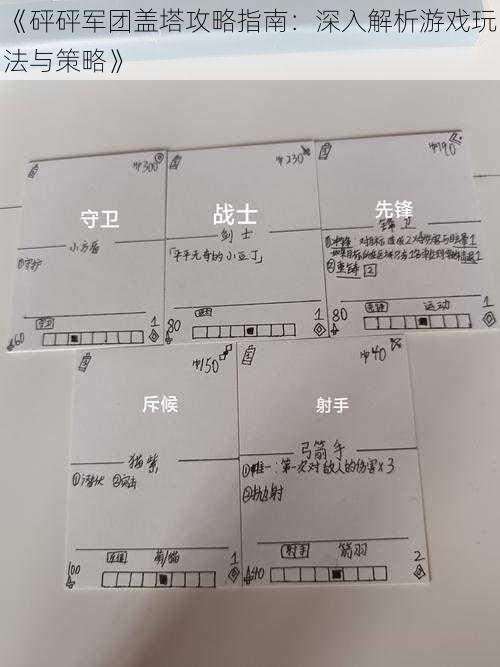 《砰砰军团盖塔攻略指南：深入解析游戏玩法与策略》