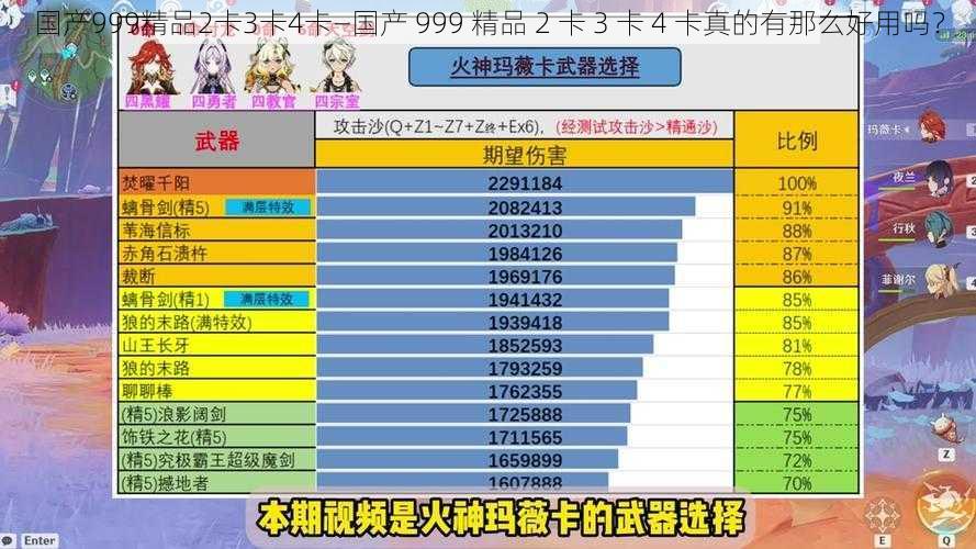 国产999精品2卡3卡4卡—国产 999 精品 2 卡 3 卡 4 卡真的有那么好用吗？