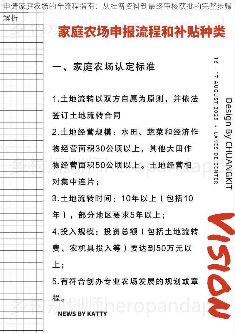 申请家庭农场的全流程指南：从准备资料到最终审核获批的完整步骤解析