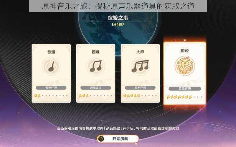 原神音乐之旅：揭秘原声乐器道具的获取之道
